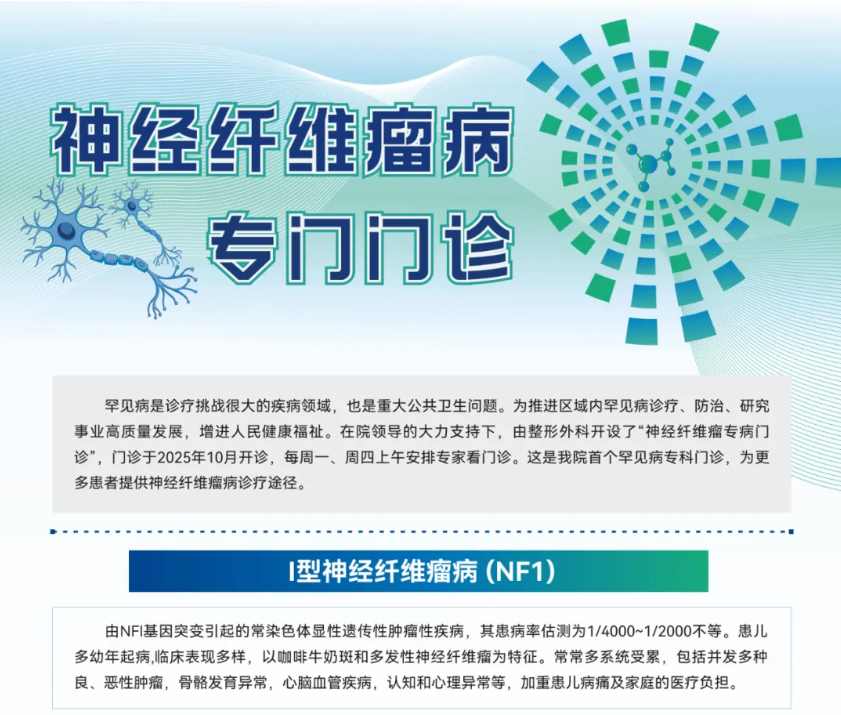 西安国际中心医院神经纤维瘤门诊开诊