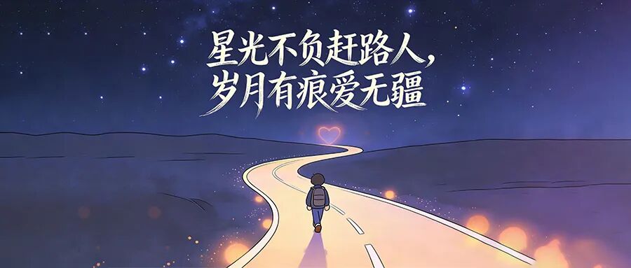 星光不负赶路人，岁月有痕爱无疆